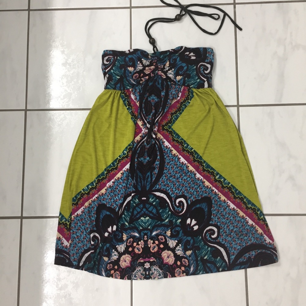 Gievergate peacock pattern dress. Size M. Adorable